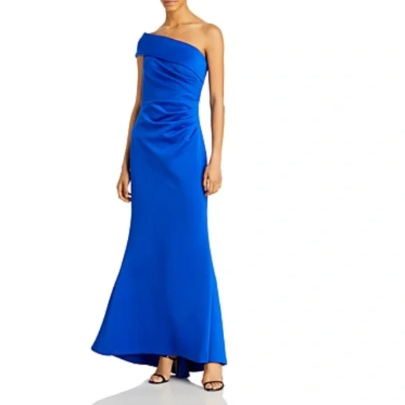 Eliza J One Shoulder Mermaid Gown Dress Sz :10 NWT - Picture 3 of 3